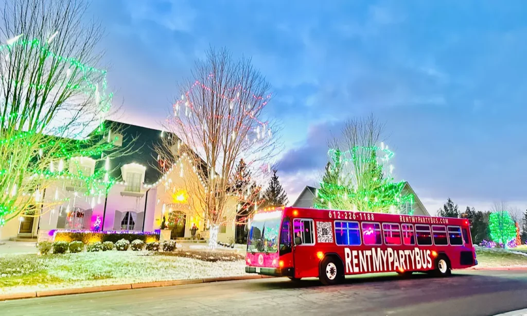 Rent My Party Bus Holiday Light Tours