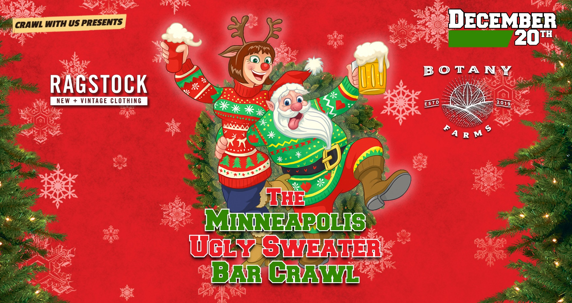 Ugly Sweater Bar Crawl
